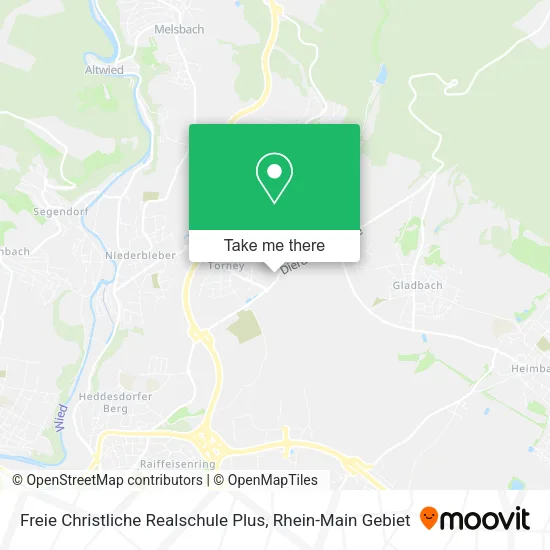 Карта Freie Christliche Realschule Plus