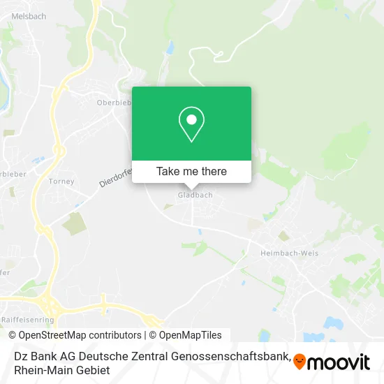 Карта Dz Bank AG Deutsche Zentral Genossenschaftsbank