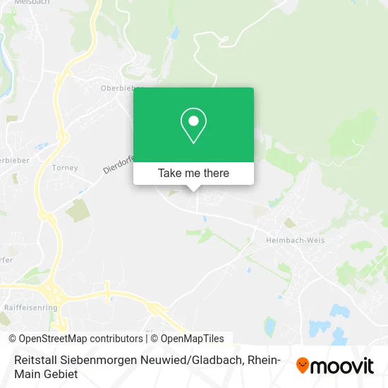 Карта Reitstall Siebenmorgen Neuwied / Gladbach