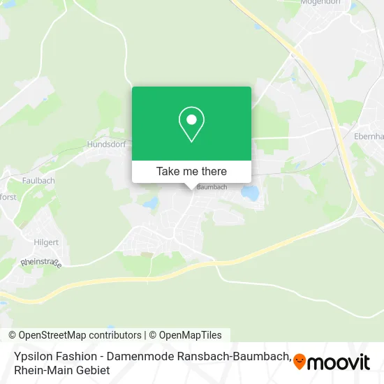 Карта Ypsilon Fashion - Damenmode Ransbach-Baumbach
