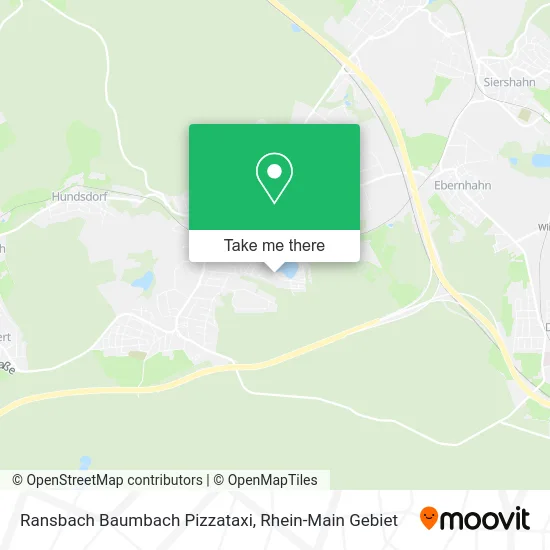 Карта Ransbach Baumbach Pizzataxi
