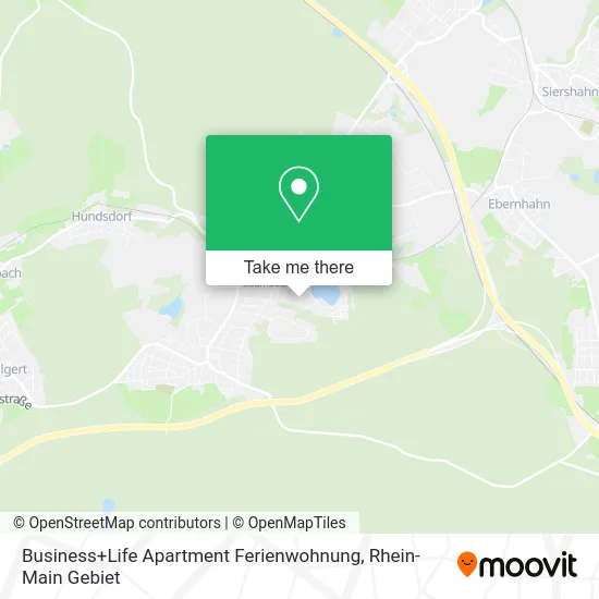 Карта Business+Life Apartment Ferienwohnung