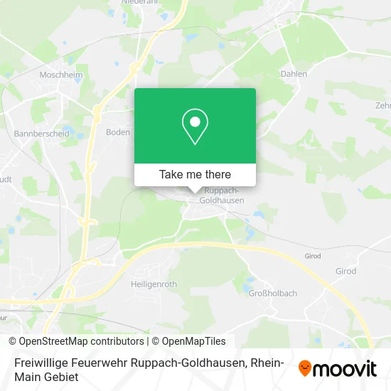 Карта Freiwillige Feuerwehr Ruppach-Goldhausen