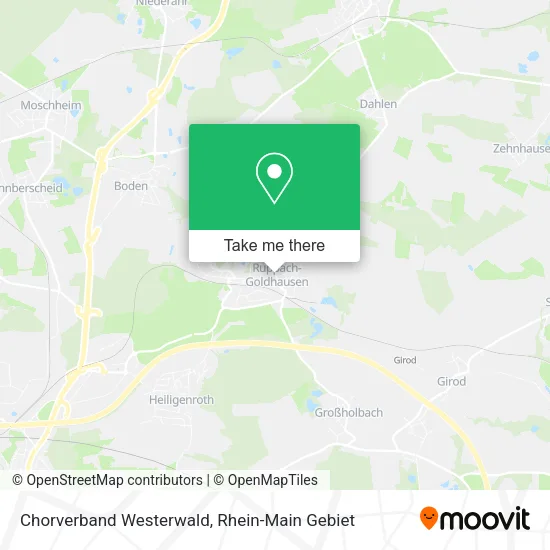 Карта Chorverband Westerwald