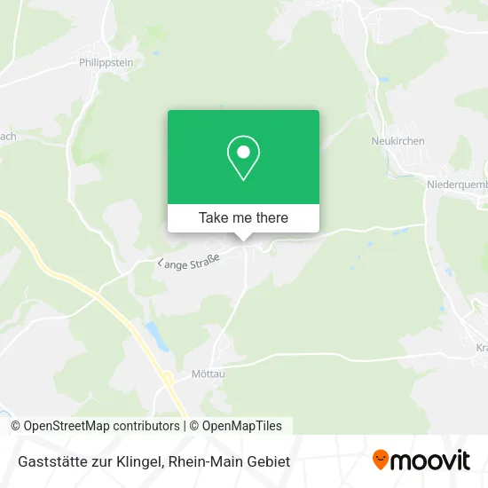 Карта Gaststätte zur Klingel