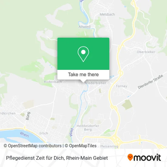 Карта Pflegedienst Zeit für Dich
