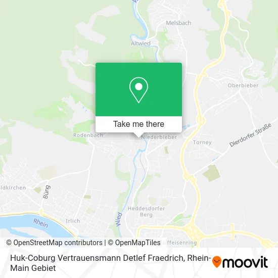 Карта Huk-Coburg Vertrauensmann Detlef Fraedrich