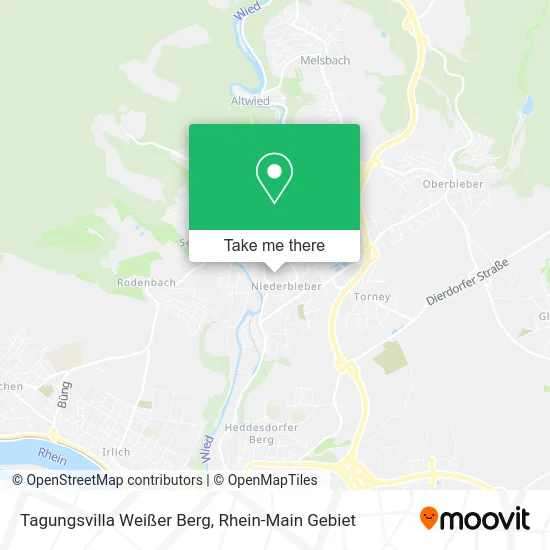 Карта Tagungsvilla Weißer Berg