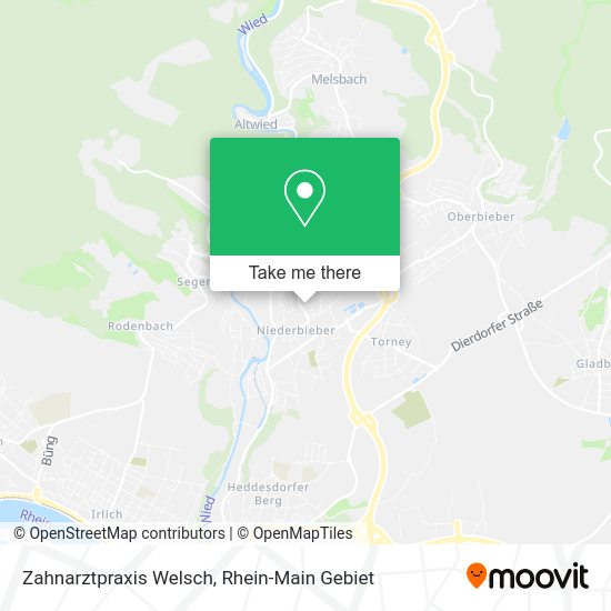 Карта Zahnarztpraxis Welsch
