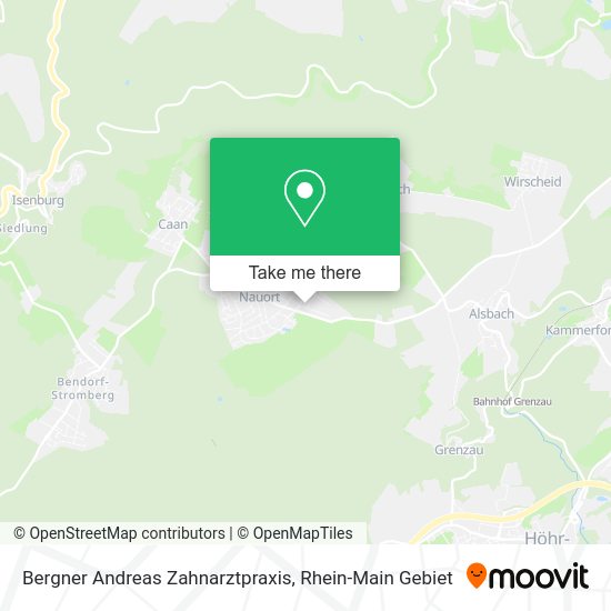 Карта Bergner Andreas Zahnarztpraxis