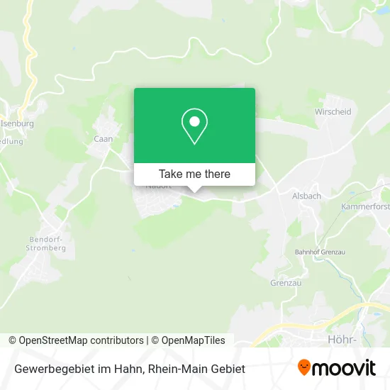 Карта Gewerbegebiet im Hahn