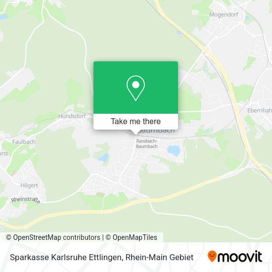 Карта Sparkasse Karlsruhe Ettlingen