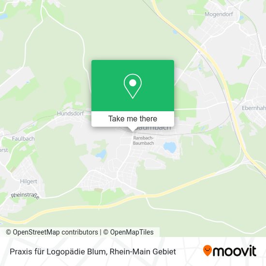 Карта Praxis für Logopädie Blum