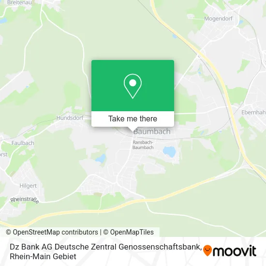 Карта Dz Bank AG Deutsche Zentral Genossenschaftsbank