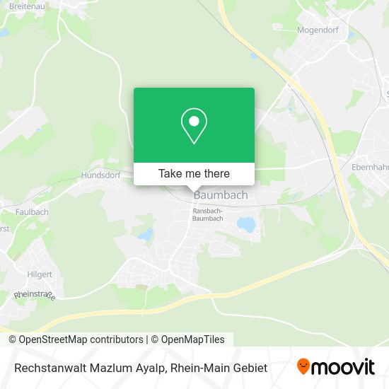 Карта Rechstanwalt Mazlum Ayalp