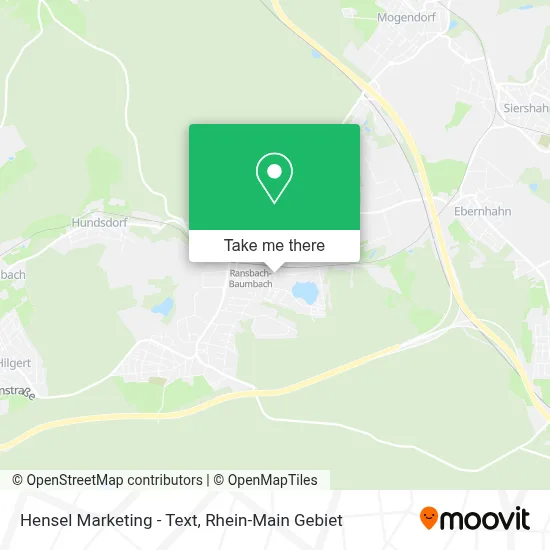 Hensel Marketing - Text map