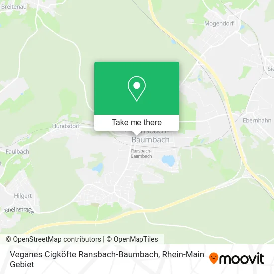 Карта Veganes Cigköfte Ransbach-Baumbach