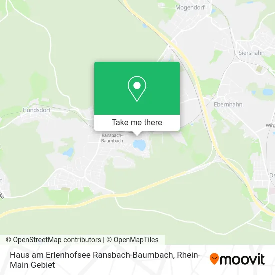 Карта Haus am Erlenhofsee Ransbach-Baumbach
