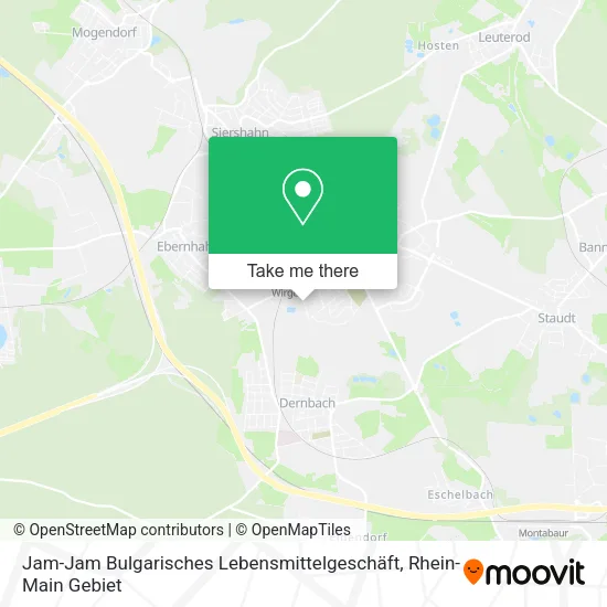 Карта Jam-Jam Bulgarisches Lebensmittelgeschäft