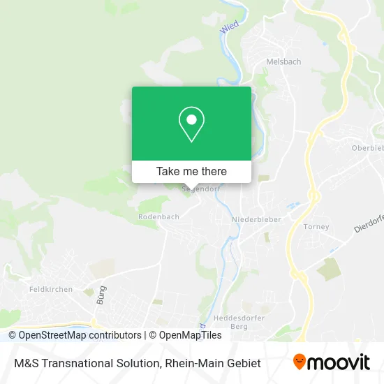 M&S Transnational Solution map