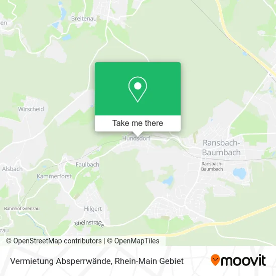 Карта Vermietung Absperrwände