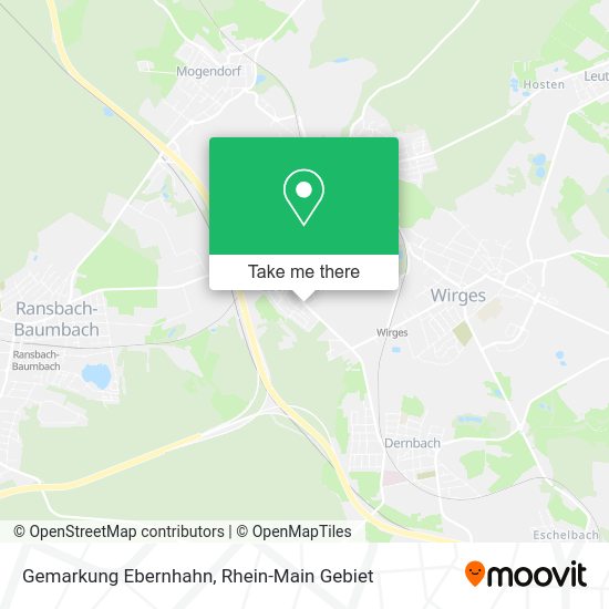 Карта Gemarkung Ebernhahn