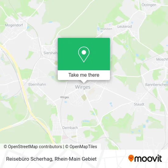 Карта Reisebüro Scherhag