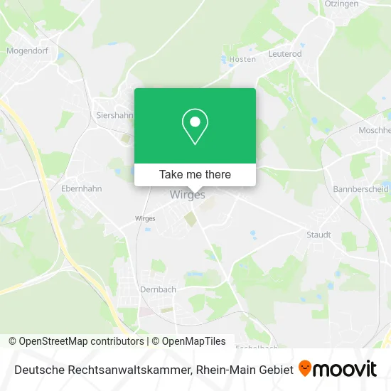 Карта Deutsche Rechtsanwaltskammer
