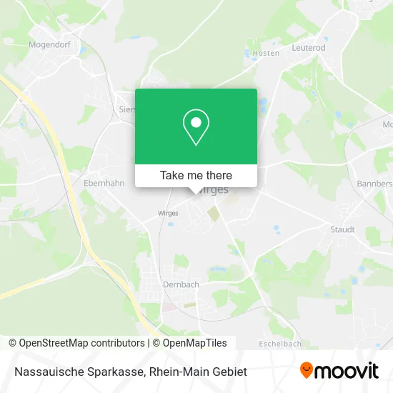 Карта Nassauische Sparkasse