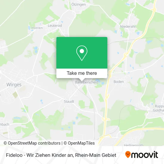 Карта Fideloo - Wir Ziehen Kinder an