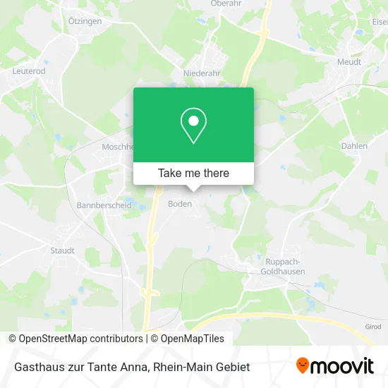 Карта Gasthaus zur Tante Anna