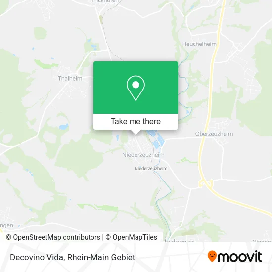 Карта Decovino Vida