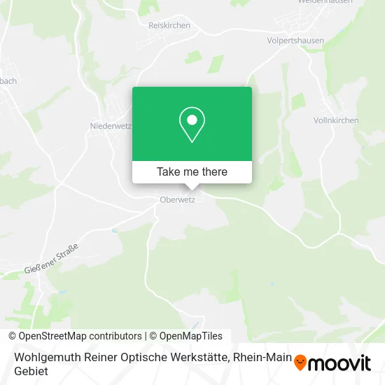 Карта Wohlgemuth Reiner Optische Werkstätte