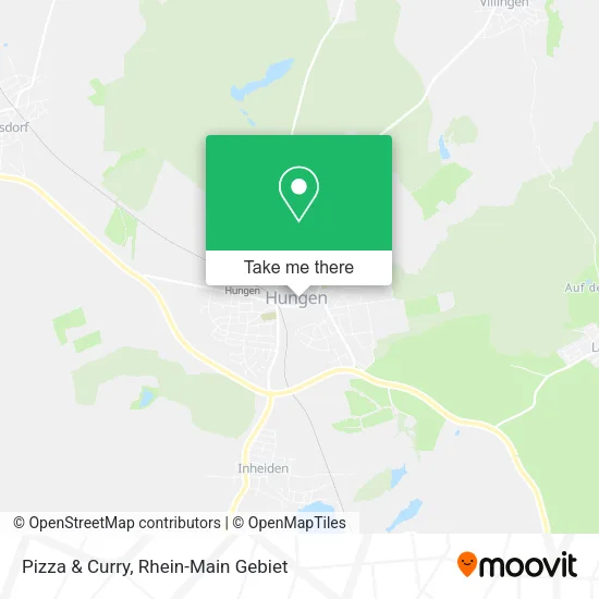 Карта Pizza & Curry