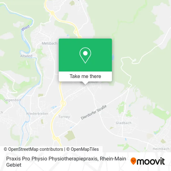 Карта Praxis Pro Physio Physiotherapiepraxis