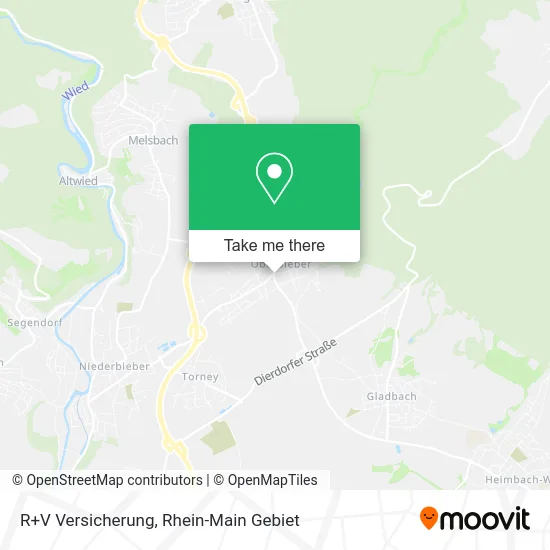 R+V Versicherung map