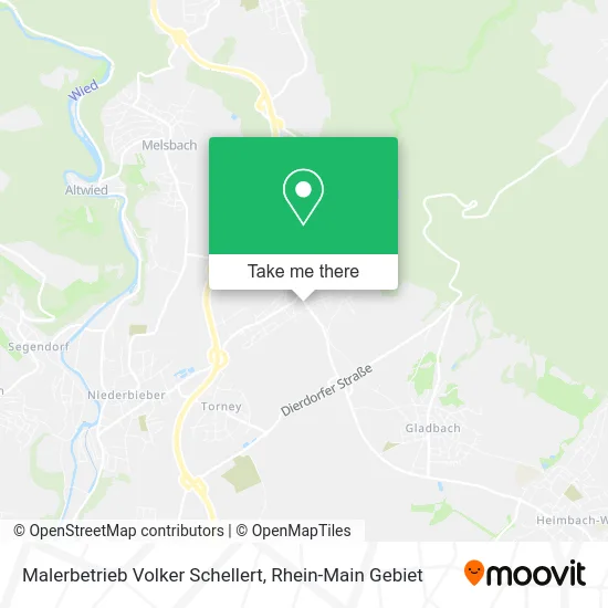 Карта Malerbetrieb Volker Schellert