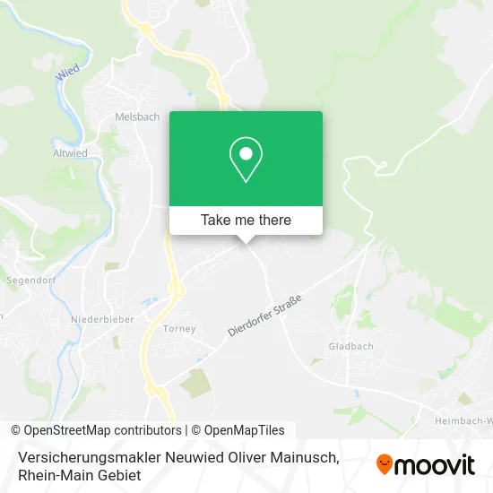 Карта Versicherungsmakler Neuwied Oliver Mainusch