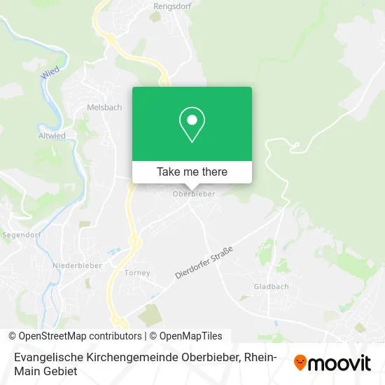 Evangelische Kirchengemeinde Oberbieber map