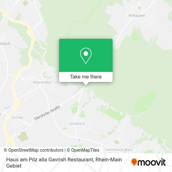 Карта Haus am Pilz alla Gavrish Restaurant