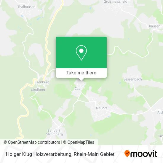 Карта Holger Klug Holzverarbeitung