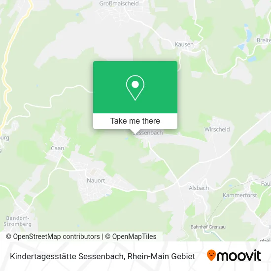 Карта Kindertagesstätte Sessenbach
