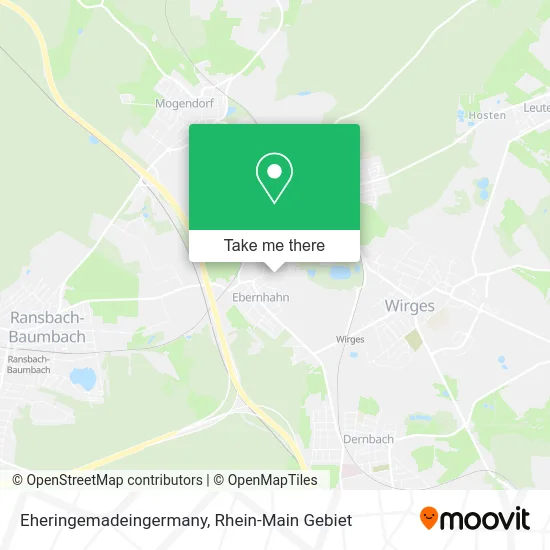 Карта Eheringemadeingermany