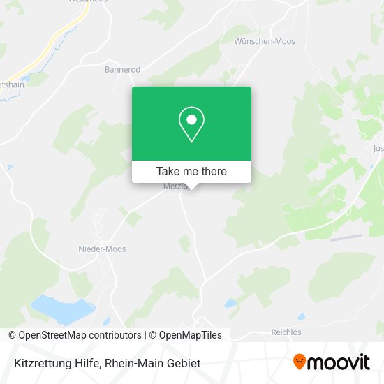 Карта Kitzrettung Hilfe