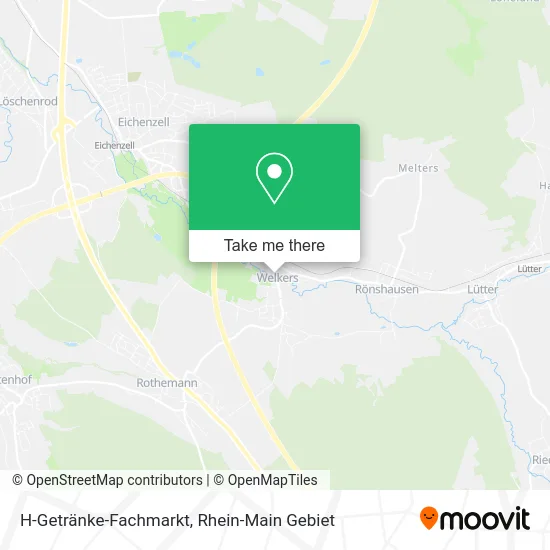 Карта H-Getränke-Fachmarkt