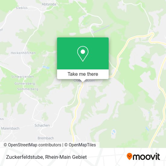 Карта Zuckerfeldstube