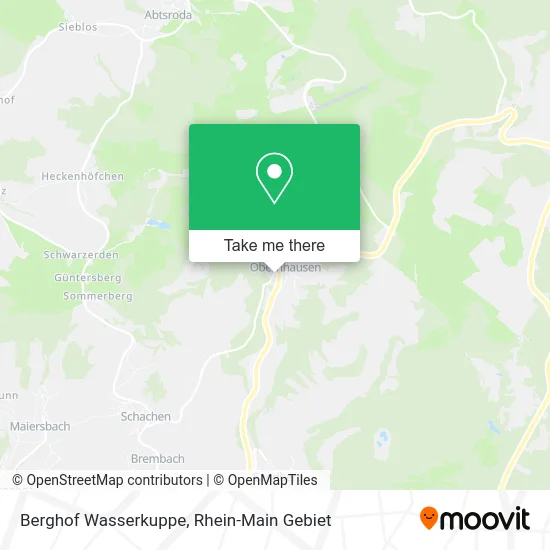 Карта Berghof Wasserkuppe
