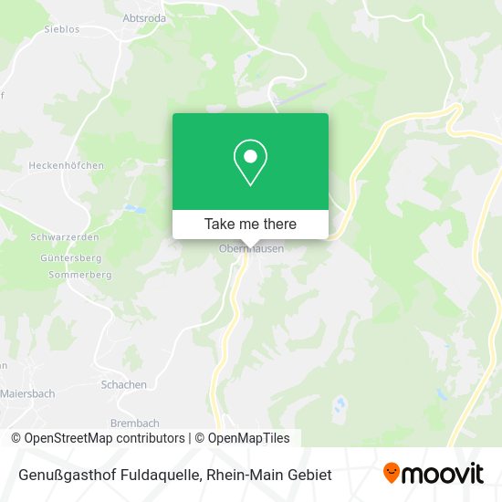 Карта Genußgasthof Fuldaquelle