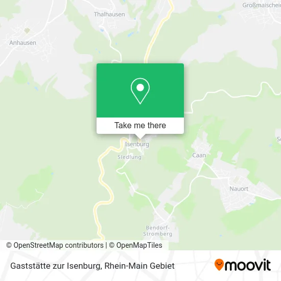 Карта Gaststätte zur Isenburg