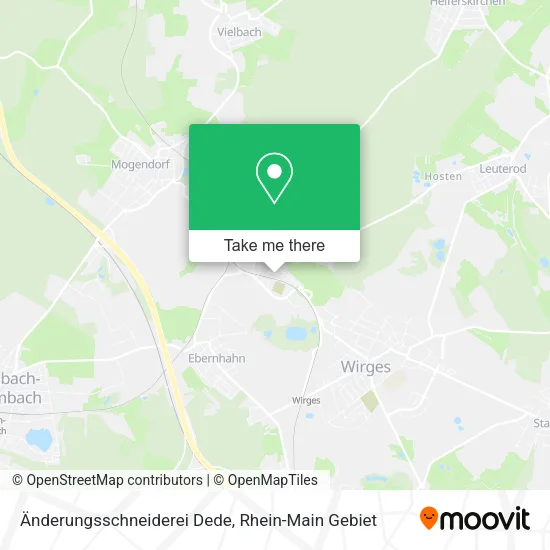 Карта Änderungsschneiderei Dede